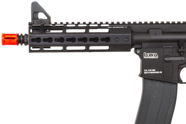 KWA LM4 KR7 Keymod M4 Carbine GBBR Airsoft Rifle ( Black )