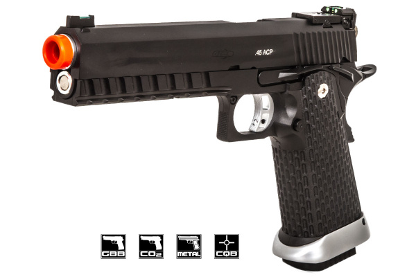 SPARTAN STS-6 6" Xcelerator GBB Airsoft Pistol ( Black )