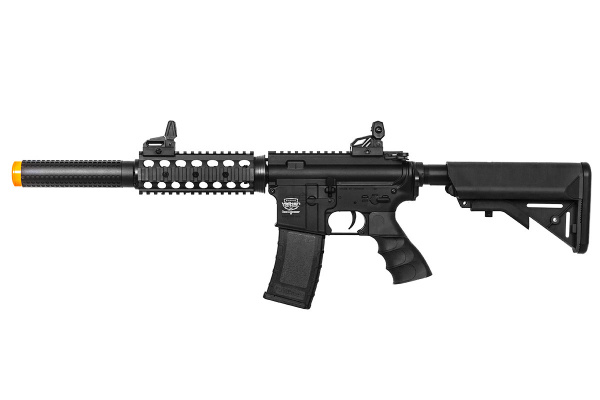 Valken Battle Machine SD M4 Carbine AEG Airsoft Rifle ( Black )