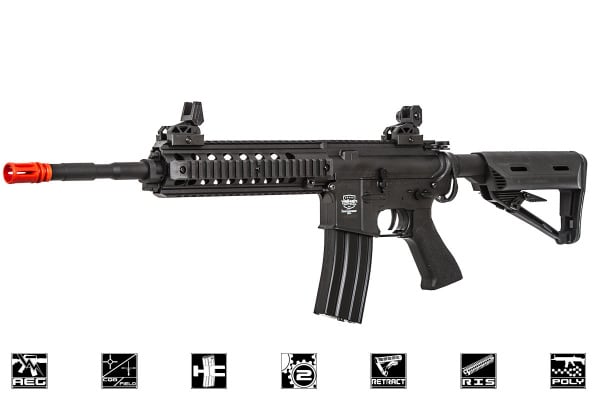 Valken Battle Machine Mod-L V2.0 M4 Carbine AEG Airsoft Rifle ( Black )