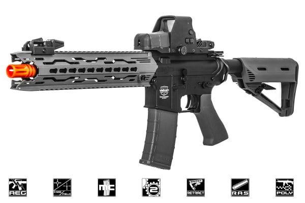 Valken Battle Machine TRG-M V2.0 M4 Carbine AEG Airsoft Rifle ( Black / Gray )