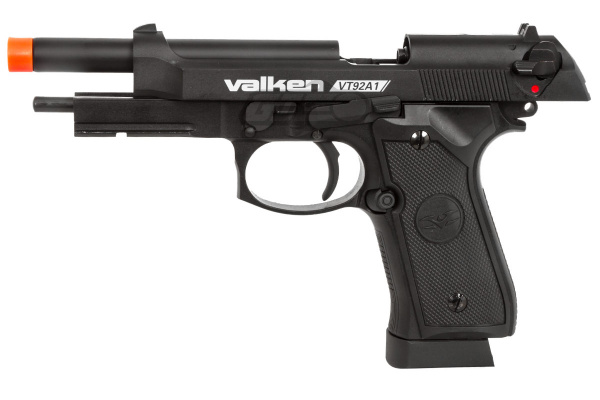 Valken VT 92 A1 M9 Pistol CO2 Blowback Airsoft Pistol ( Black )