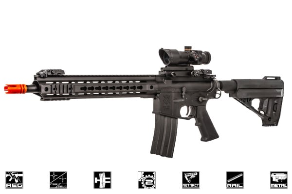 VFC Gen II VR16 Saber Keymod M4 Carbine AEG Airsoft Rifle ( Black )