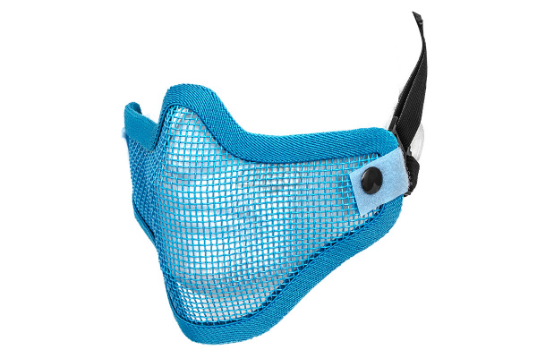 Emerson Tactical Double Strap Version Metal Mesh Half Mask ( Blue )