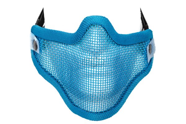 Emerson Tactical Double Strap Version Metal Mesh Half Mask ( Blue )