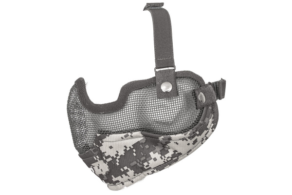 Emerson Tactical Metal Mesh Half Mask w/ Ear Protection ( ACU )