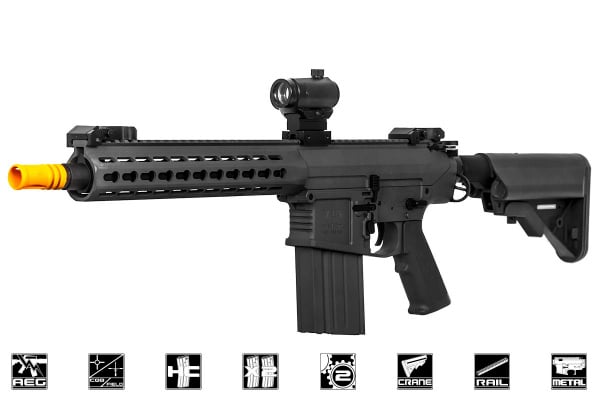 Classic Army CA110 10" ARS2 Keymod Carbine AEG Airsoft Rifle ( Black )