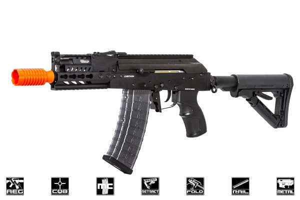 G&G RK74 CQB KeyMod AK Carbine AEG Airsoft Rifle ( Black )
