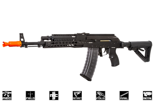G&G RK74 T AK Keymod Rifle AEG Airsoft Rifle ( Black )