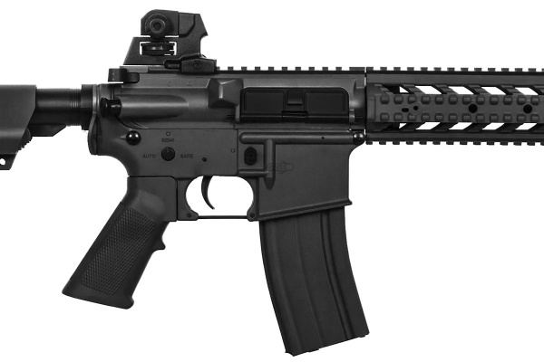 Lancer Tactical LT23B M4 MK18 MOD0 Carbine AEG Airsoft Rifle ( Black )