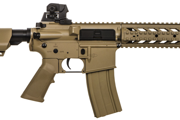 Lancer Tactical LT23T M4 MK18 MOD0 Carbine AEG Airsoft Rifle ( Flat Dark Earth )