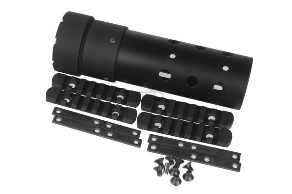 Madbull PRI Gen III 7" Round Handguard Rail System ( Black )