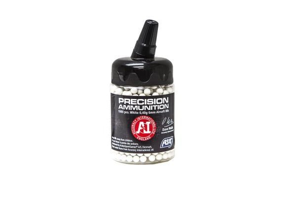ASG AI Precision Ammunition .40g 1000 ct. BBs ( White )