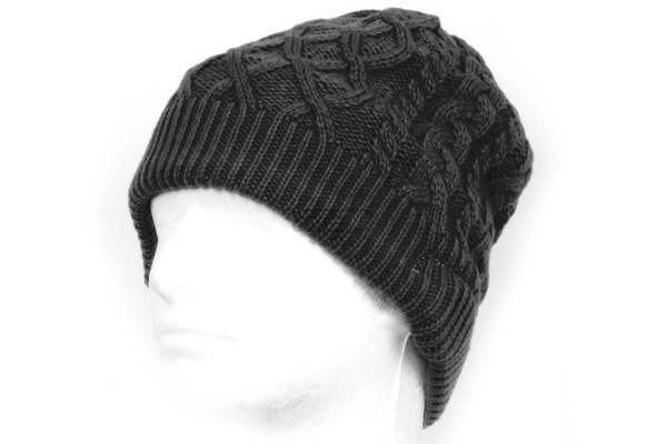 Tenergy Bluetooth Beanie Braided Cable Knit ( Black )