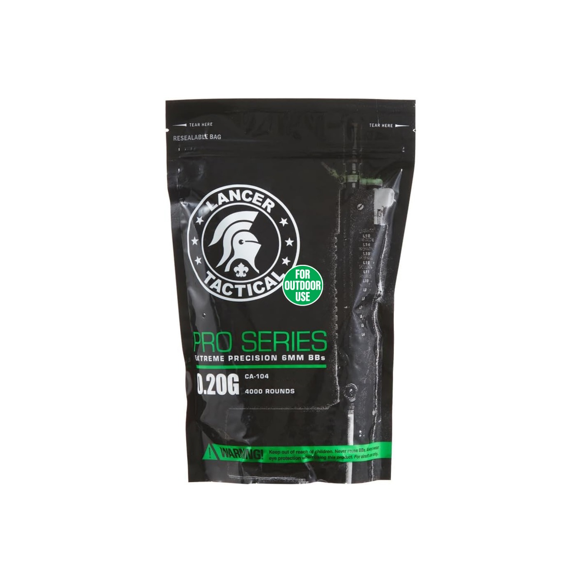 thumbnail image 2 of Lancer Tactical Extreme Precision .25g 6mm Airsoft BBs – Biodegradable 2 of 5