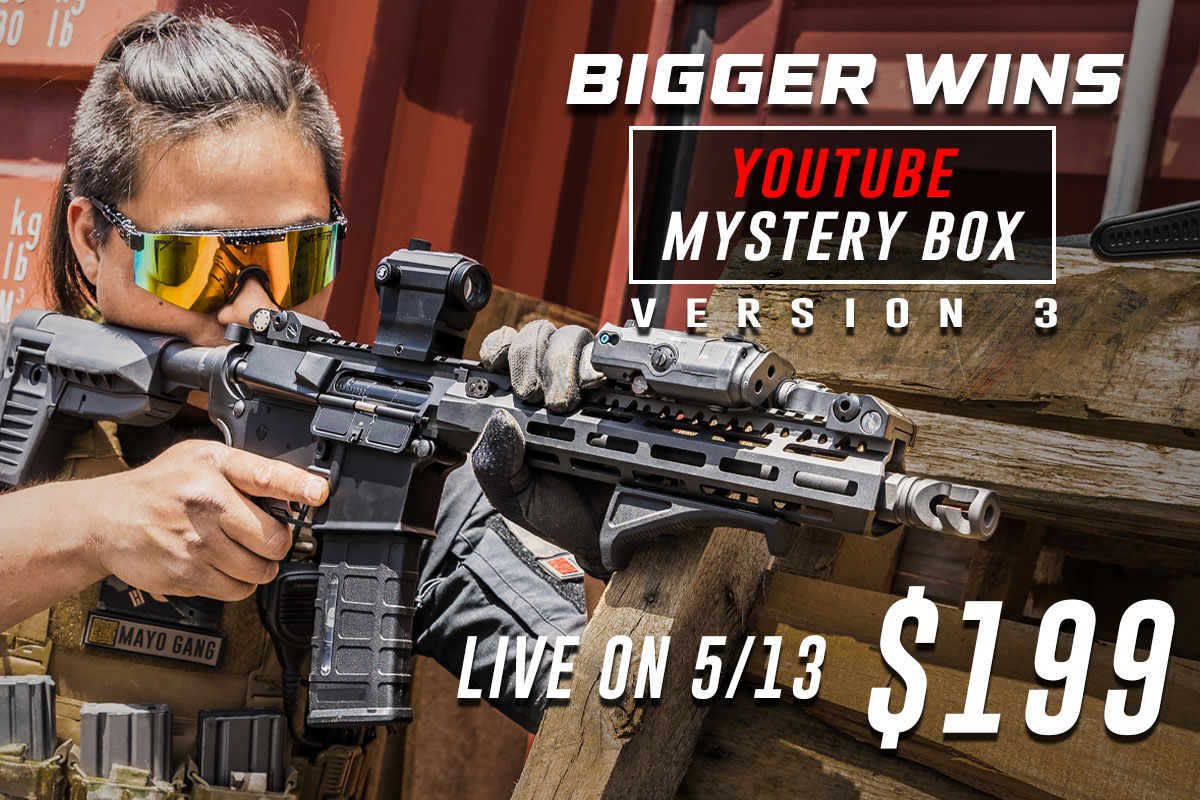 BIGGER WINS YouTube Unboxing Airsoft Mystery Box V3 ( Only 200 Boxes )