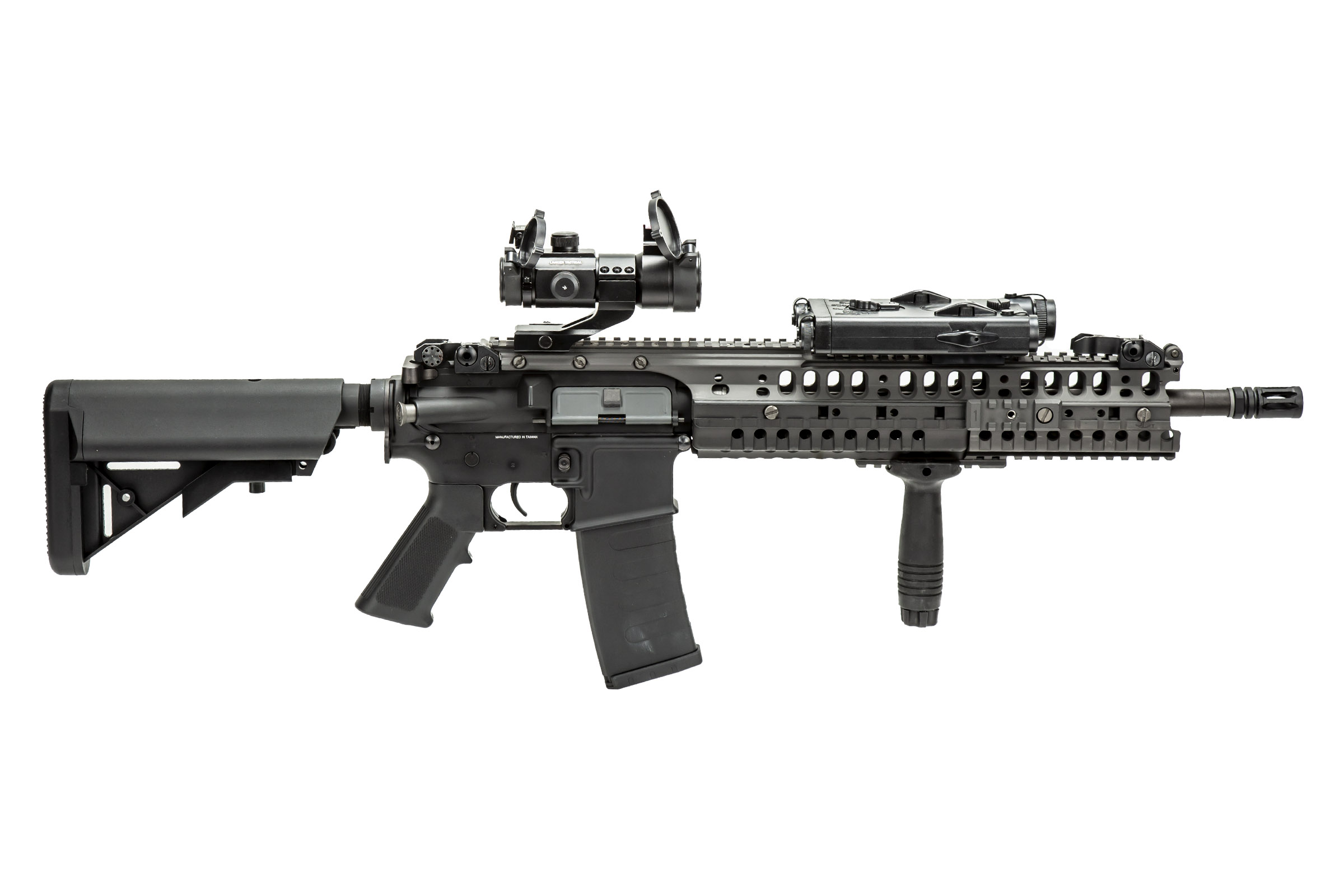 AirsoftGI Custom Throwback Safe Queen M4 AED Rifle