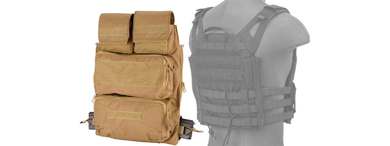 WST JPC Vest 2.0 Accessory Pouches Backpack Attachment II ( Tan )