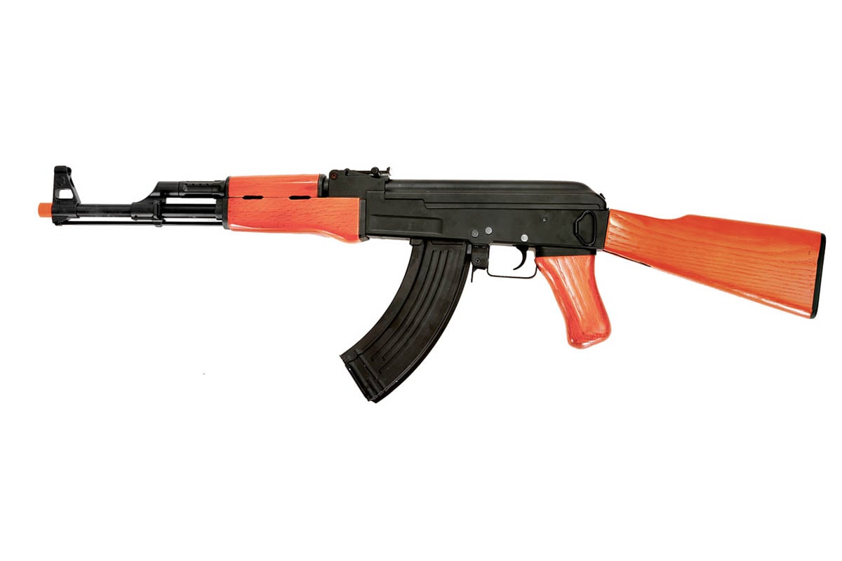 CYMA AK47 Airsoft AEG Rifle (Metal Frame with Real Wood Handguard)(CM042)