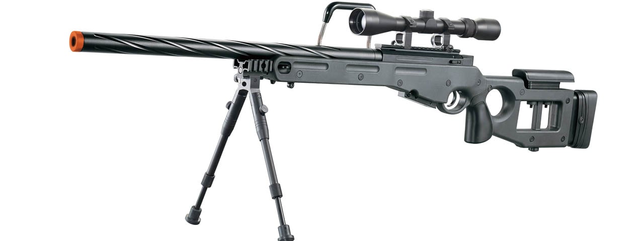 WellFire MK96 Bolt Action AWP Airsoft Sniper Rifle w/ Scope - TAN