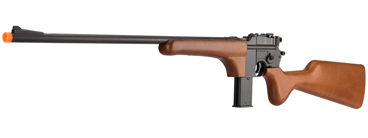 HFC Gas Powered M712 Full Metal Airsoft Sniper Rifle - BLACK/WOOD