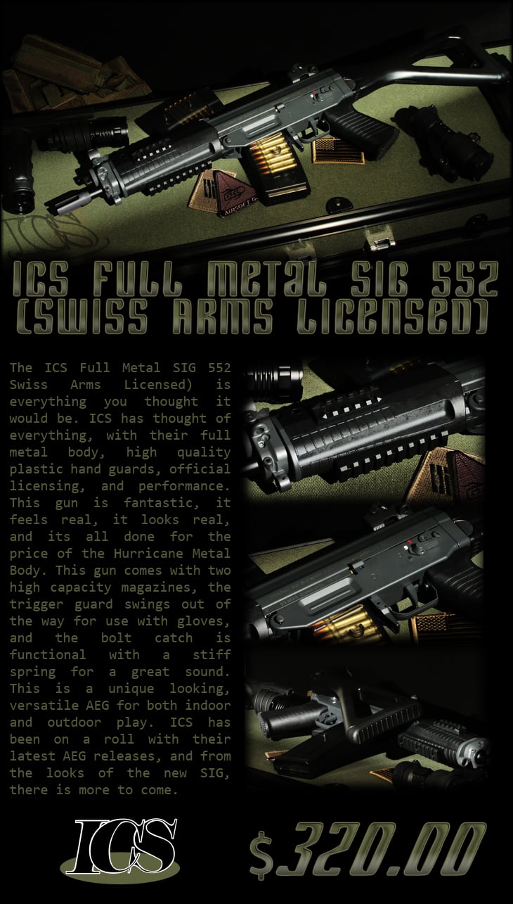 ICS Full Metal SIG 552