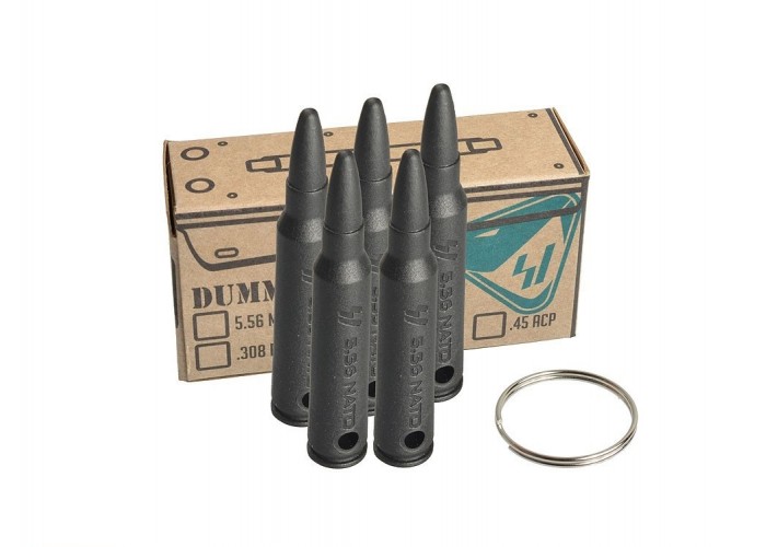 Strike Industries 556 Dummy Rounds w/ Key Ring ( Black )