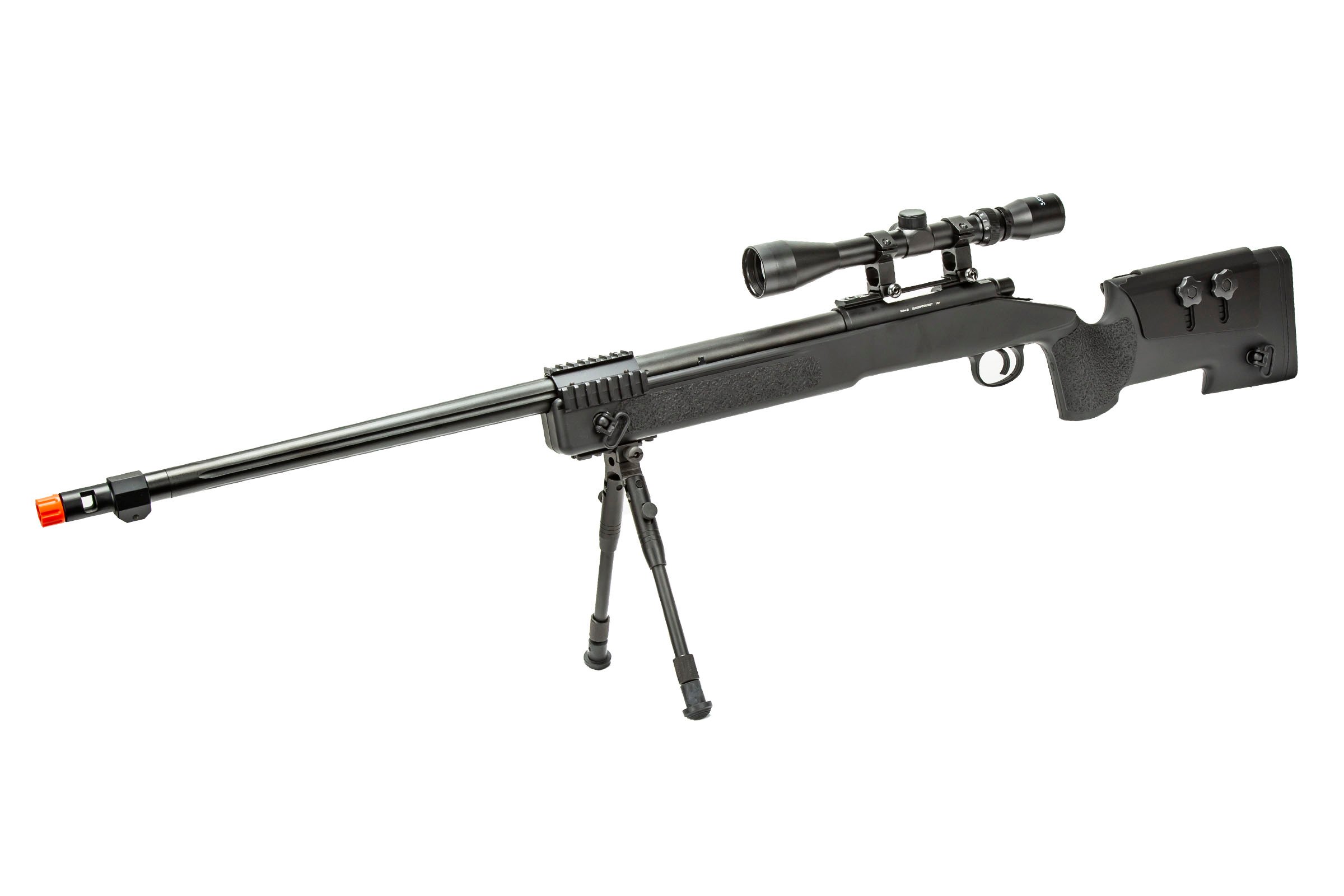 WellFire M40A5 Bolt Action Airsoft Sniper Rifle ( Black )