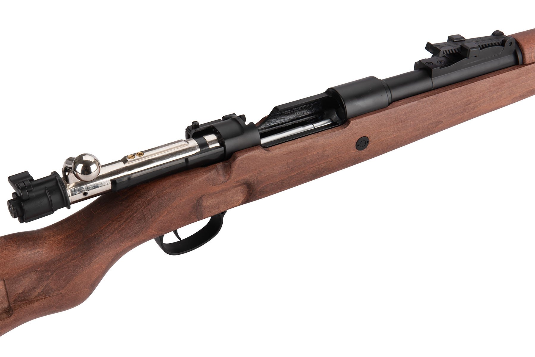 Double Bell Wwii Kar 98k Bolt Action Gas Airsoft Rifle Real Wood