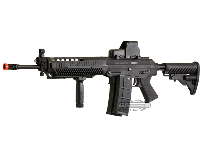 KINGARMS GBB BLACKRAIN ORDNANCE 9MM SBR AIRSOFT PDW BLACK / RED