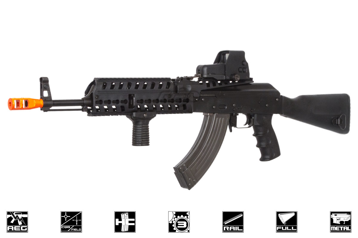 Lancer Tactical LT104B AK47 KeyMod Blowback AEG Rifle