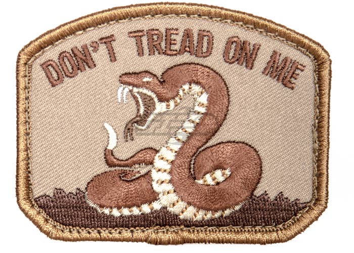 Mil-Spec Monkey Don't Tread On Me Patch ( Desert )
