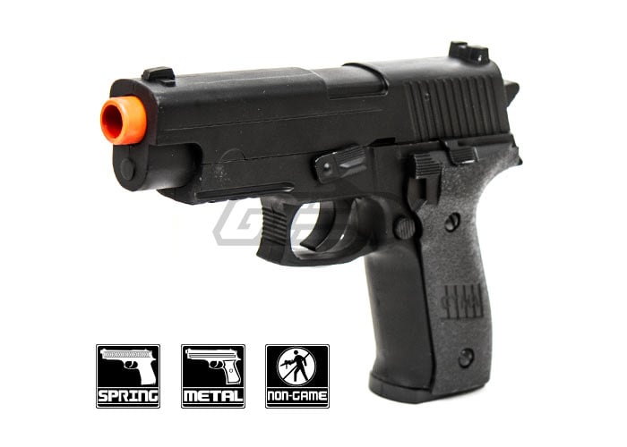 Pistola Airsoft Beretta 92 Black 6 Mm Replica Resorte Metal