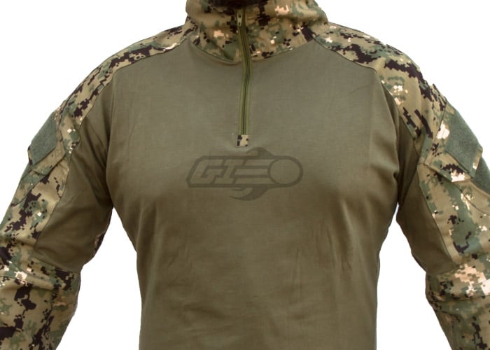 Lancer Tactical Gen 2 Combat Shirt ( Woodland Digital / XS )