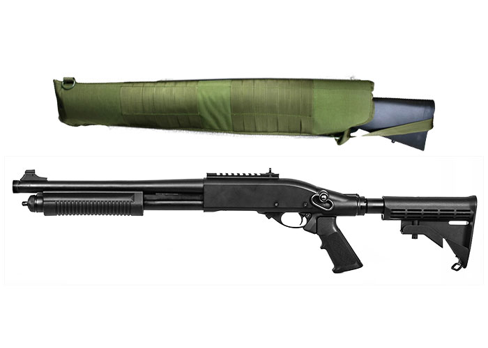 Jag Arms Scattergun TS Gas Shotgun Airsoft Gun w/ Scabbard ( Black