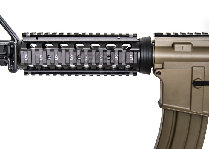 Jg F6624tan M4 Cqb Ris Carbine Aeg Airsoft Rifle Enhanced Version Tan