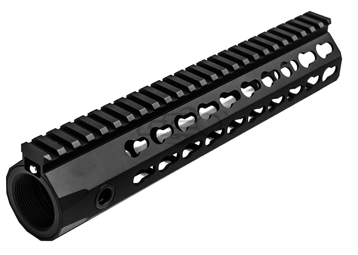 Knight's Armament Airsoft 10" URX 4 Rail System ( Black )