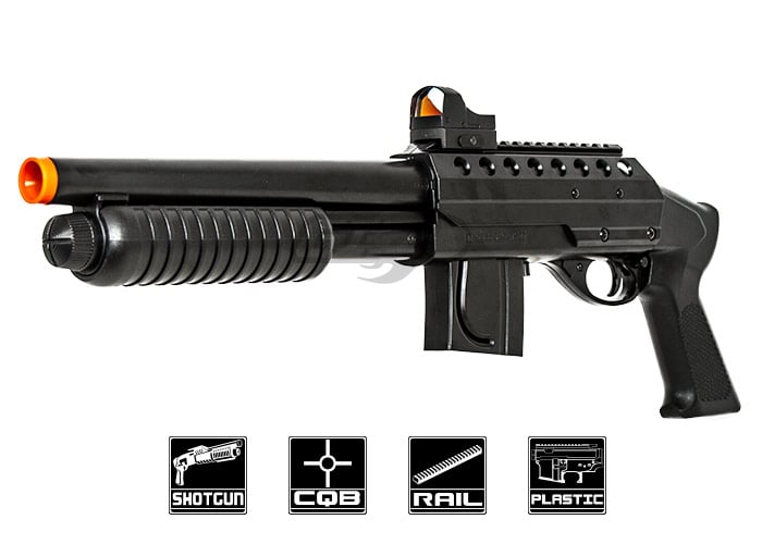Soft Air Mossberg M500 Air Shotgun/Pistol Combo - Black/Orange