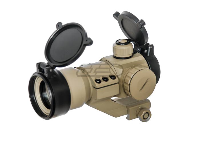 ANS 4x32mm Red Green Blue Dot Scope – Fiber Optic Sight With Battery For Rifles
