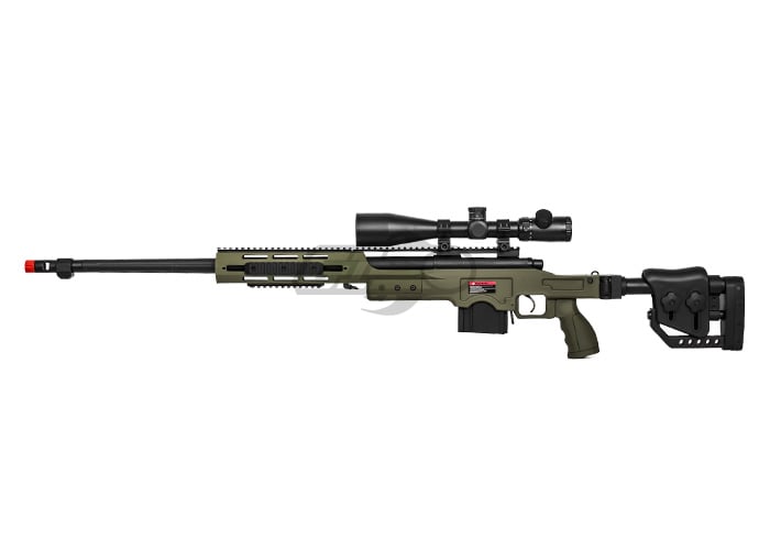 Well MB4411G Bolt Action Sniper Airsoft Rifle ( OD Green )