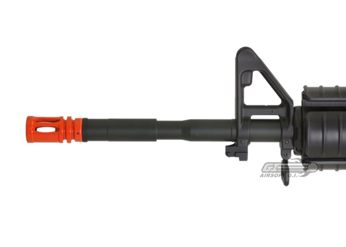 Jg M4 Sopmod Ris Aeg Airsoft Rifle Black