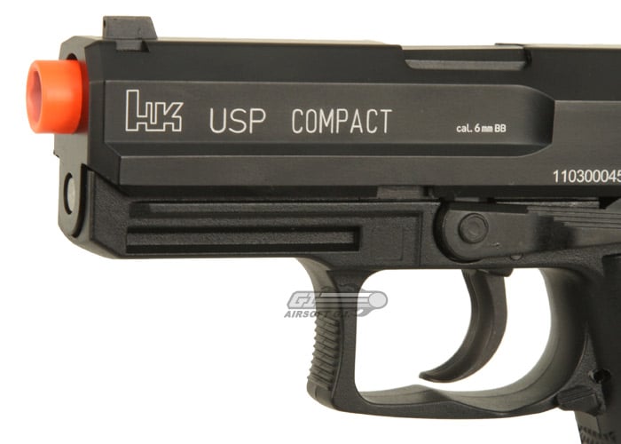 Heckler & Koch USP Compact NS2 Airsoft GBB Pistol by KWA w/ Black