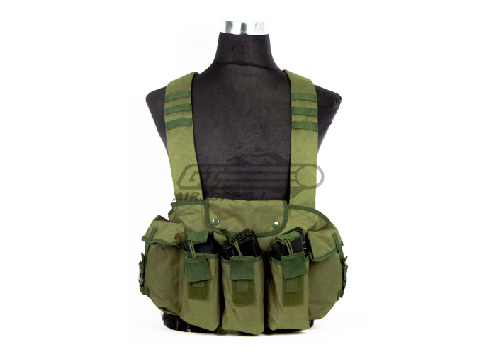 Tactical Russian Style Vest Chest Rig Combat Magazine Pouch Bag