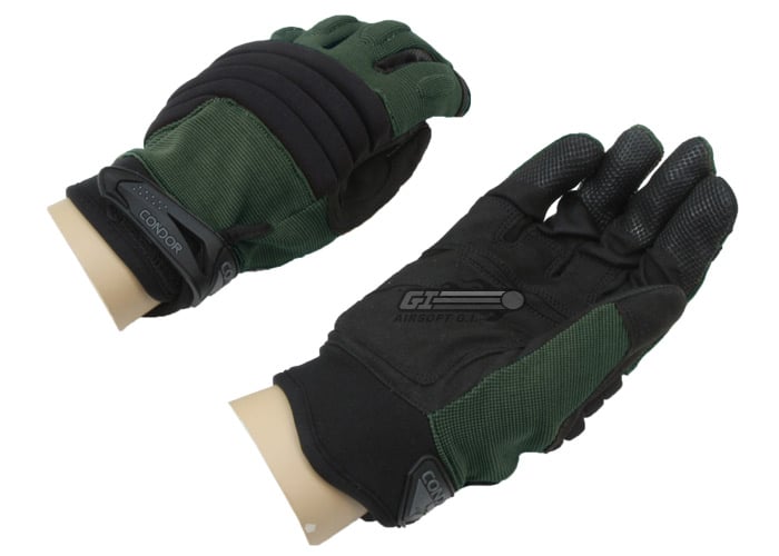 Condor Outdoor Stryker Padded Knuckle Tactical Gloves ( Sage / L - 10 )