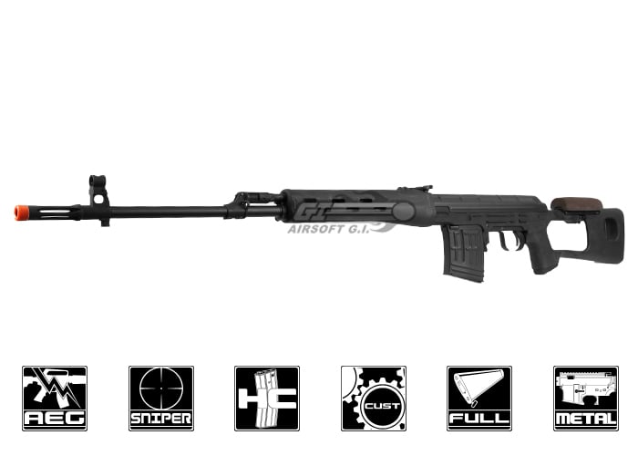 Review Sniper Airsoft AEG SVD Dragunov CM057S Full Metal, da Cyma