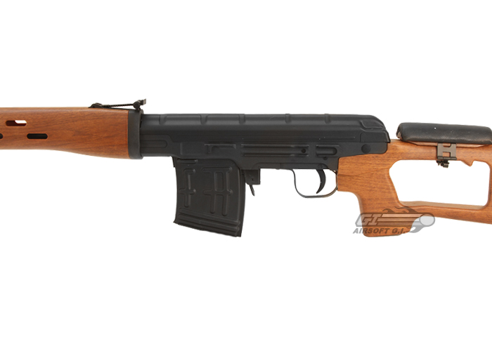 A&K Dragunov SVDW Spring Sniper Airsoft Rifle ( Imitation Wood )