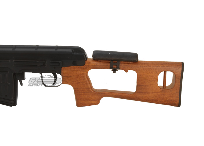 A&K Dragunov SVDW Spring Sniper Airsoft Rifle ( Imitation Wood )