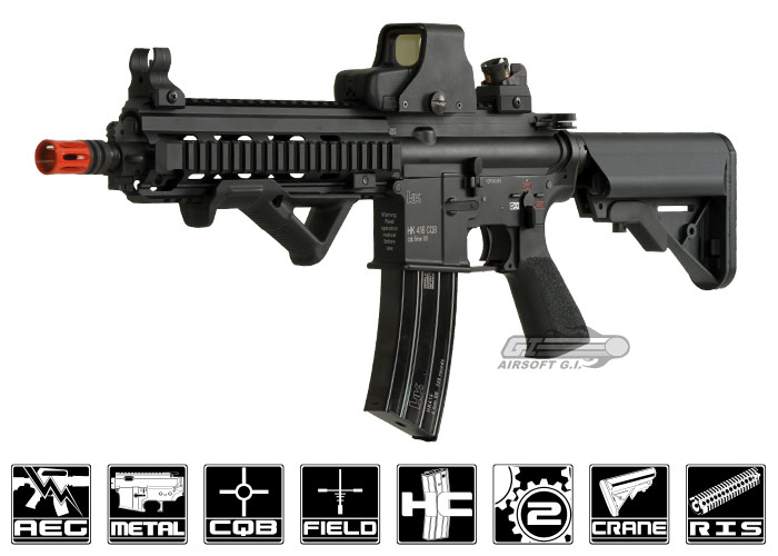 Elite Force Handk Full Metal 416 Cqb Aeg Airsoft Rifle By Vfc