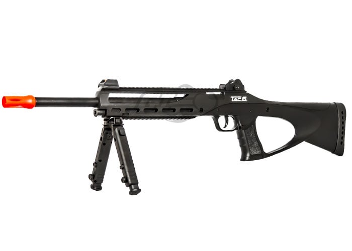 ASG TAC-6 CO2 Semi-Auto Airsoft Sniper Rifle Toy w/ Integrated Laser & Bipod New 