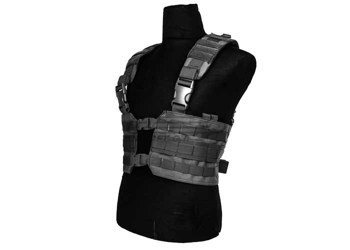 Condor MCR7 RONIN MOLLE Chest Rig Quick Release Split Padded H-Harness Multicam 